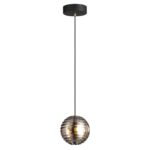 5041/12L L-VISION ODL24 531 черн./золото/дымчатый/металл/стеко Подвес LED 12W 4000К 1526Лм TRONI — изображение 3