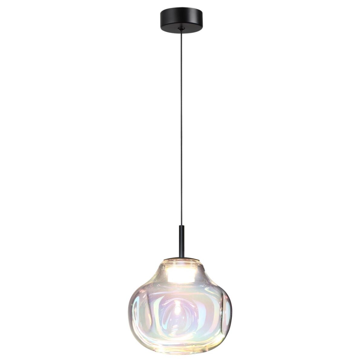 5097/4LB PENDANT ODL25 363 черный/бензиновый/металл/стекло Подвес LED 4W 4000K 388Лм VASO — изображение 3