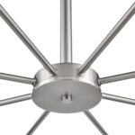 8099/8C COMFI LN26 105 никель/белый металл/стекло Люстра потолочная Е14 8*40W 220V MAVE