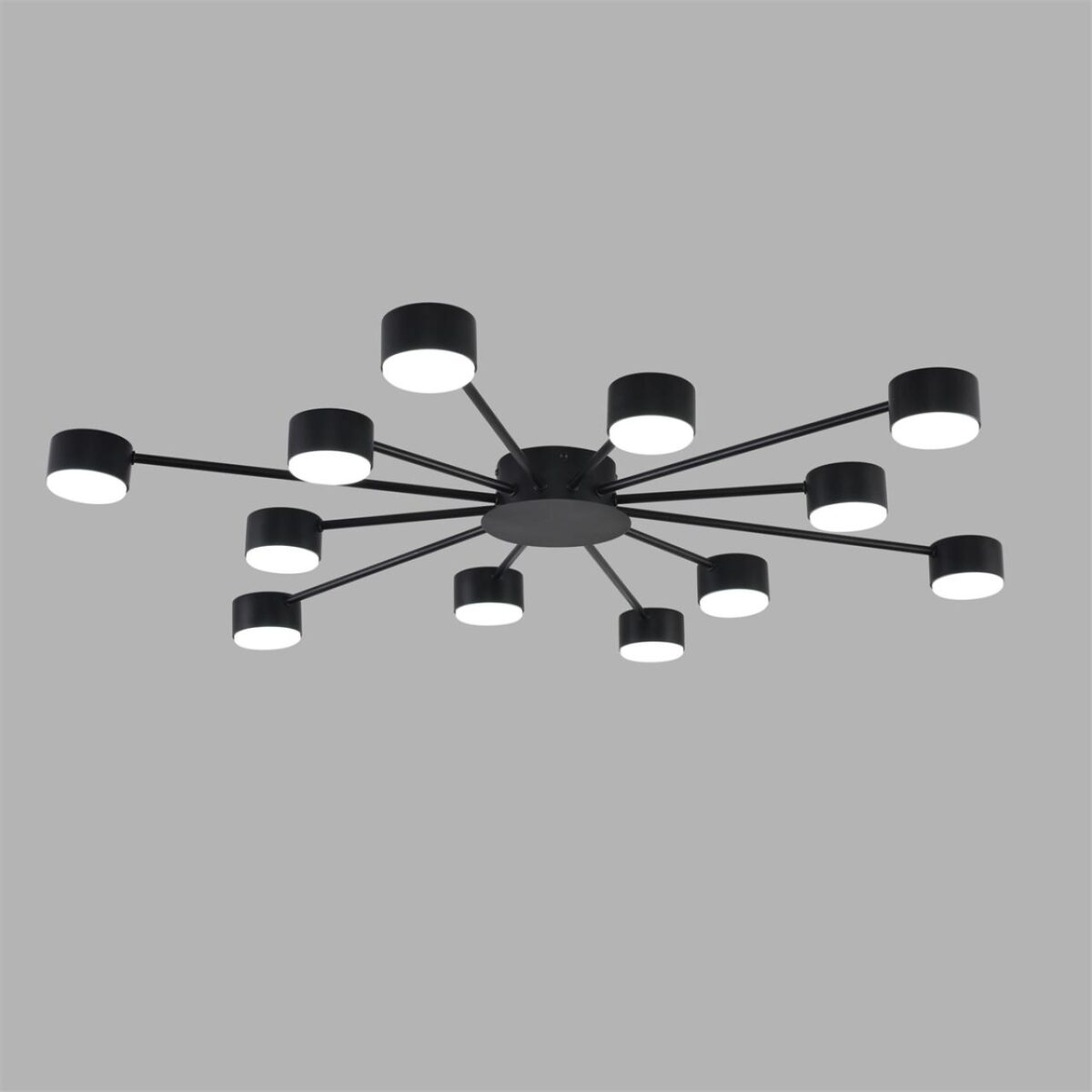 8344/12C COMFI LN26 251 черный, металл Люстра GX53 LED 12*7W 220V TORINA — изображение 3