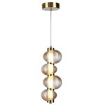 5095/17L L-VISION ODL25 359 латунный/янтарный градиент/металл/стекло Подвес LED 17W 4000K 1948Лм BRUCO — изображение 3