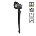 359218 STREET NT23 790 черный Светильник ландшафтный светодиодный грунтовой IP65 LED 13W 110-240V 1040Лм 3000К LANDSCAPE