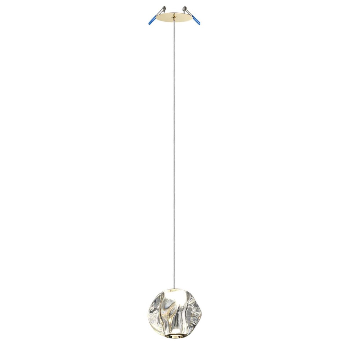 5085/5L L-VISION ODL25 563 золото/прозрачный/металл/акрил Подвес LED 5W 4000K 240Лм JEMSTONE — изображение 3