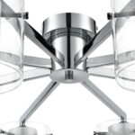8261/8C MODERNI LN26 135 металл/стекло, хром/прозрачный Люстра потолочная E14 8*40W 220V VERDI — изображение 2