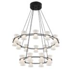 8341/70L LEDIO LN26 227 черный/прозрачный металл/акрил Люстра подвесная LED 70W 3000K 220V VINORA — изображение 3