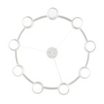 8254/9 COMFI LN26 246 белый металл Светильник подвесной LED GX53 8*7W 220V LUAZANA — изображение 3