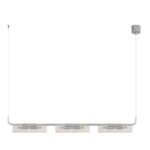 8258/6 SUSPENTIONI LN26 286 серебро/прозрачный, металл/стекло Подвес G9 6*20W 220V TORONTO