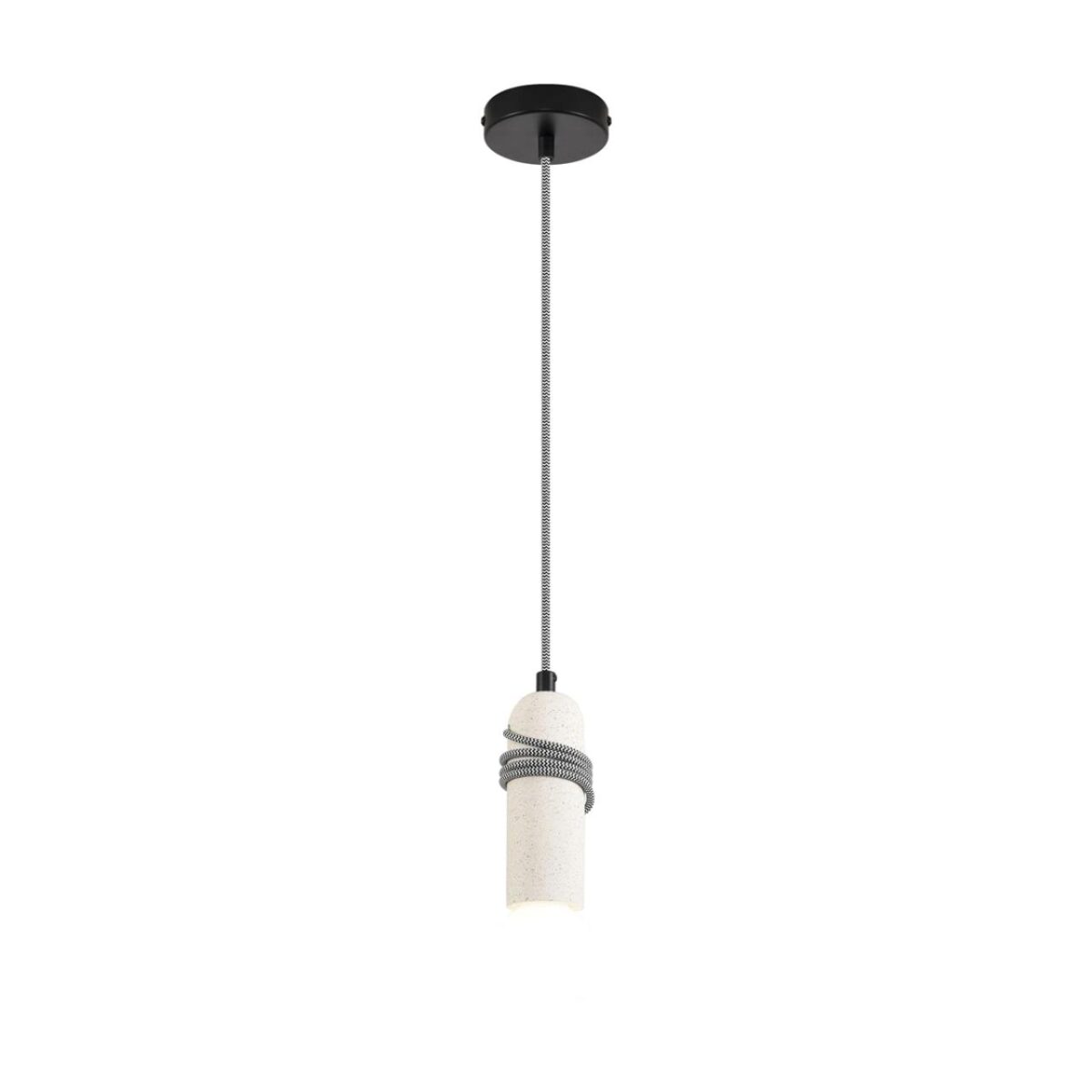 8363/1A ECO LN26 330 черный/белый, металл/бетон Подвес E27 LED 10W 220V TESLA — изображение 3