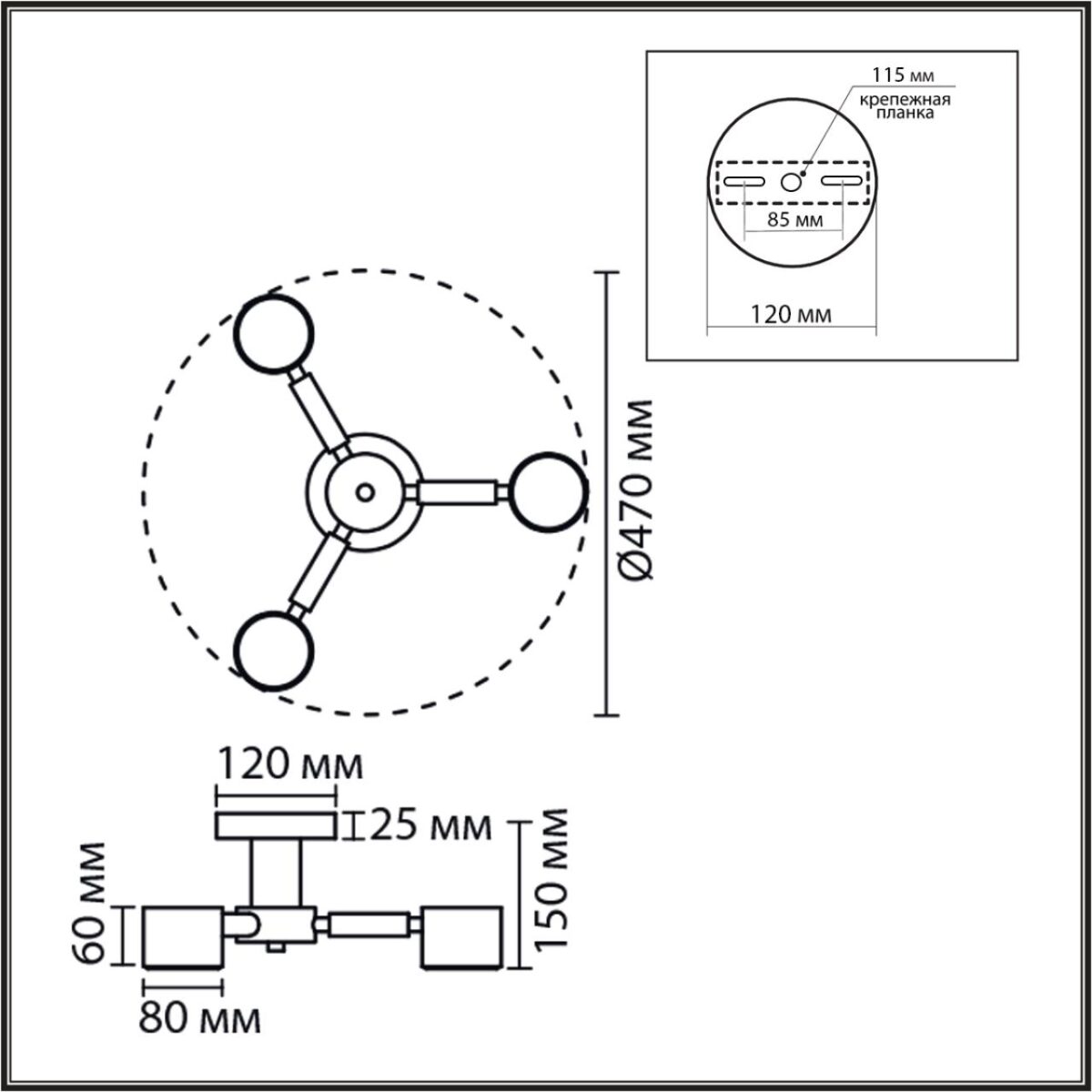 7077912687ca5180161ec67830295804 8306/3C COMFI LN26 333 белый, металл/дерево Светильник потолочный GX53 LED 3*7W 220V VUDI — изображение 1