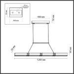 7083/20L L-VISION ODL25 000 Подвесной светильник черный/золото/ металл/акрил IP20 LED 20W 3000K 220V MESH — изображение 2