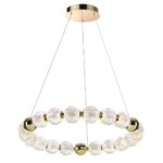 5008/60L L-VISION ODL24 571 золотой/металл/акрил Люстра LED 60W 4000K 5058лм CRYSTAL — изображение 2