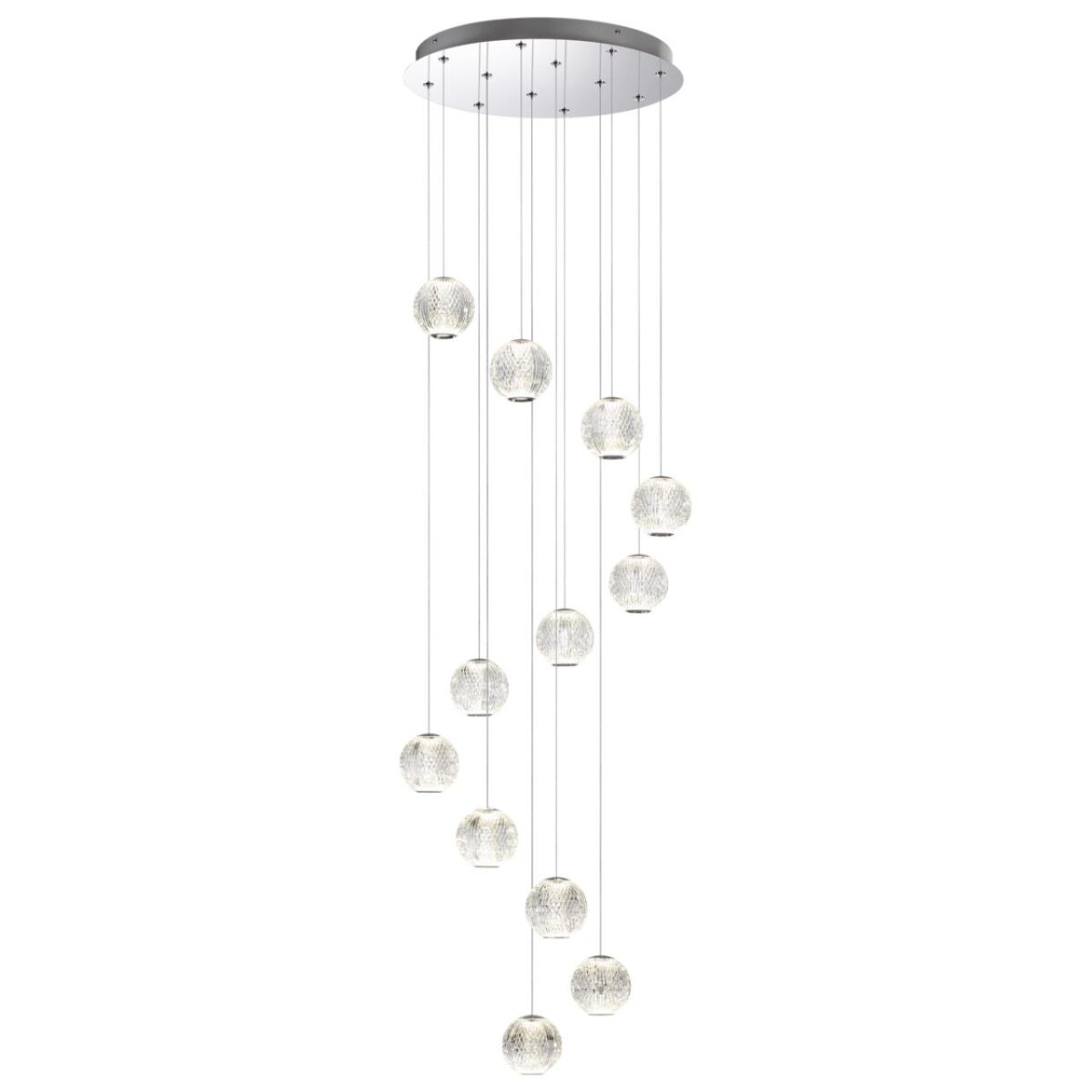 5007/56L L-VISION ODL24 567 хром/металл/акрил Люстра LED 56W 4000K 4711лм CRYSTAL — изображение 3