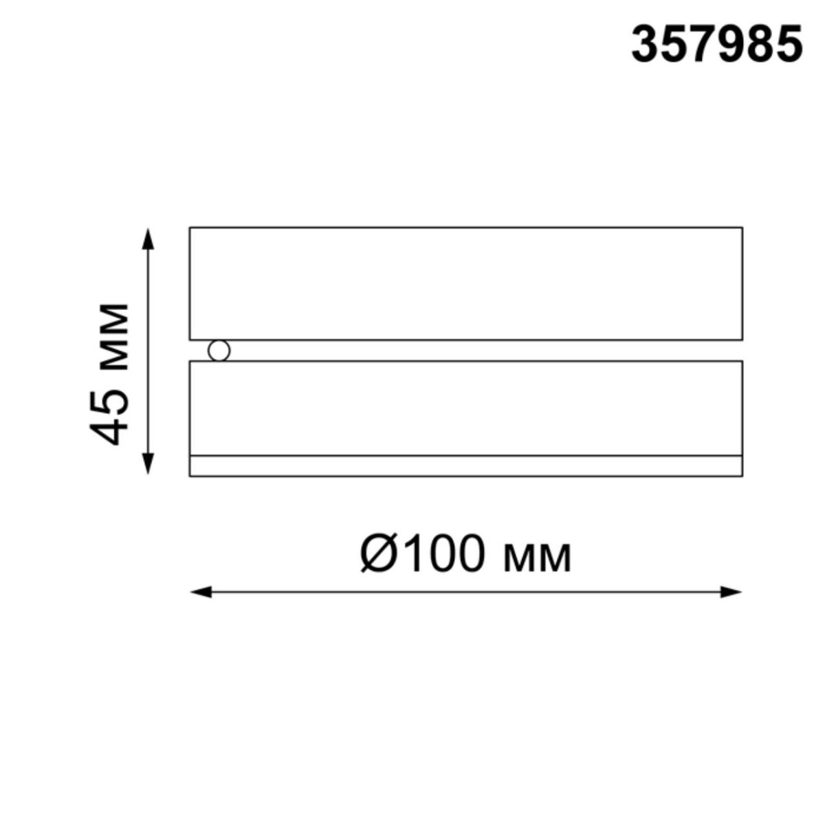 357985 OVER NT19 424 черный Накладной светильник IP20 LED 3000К 12W 220V GRODA — изображение 2