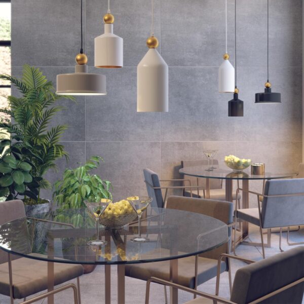 4085/1 PENDANT ODL19 417 темн.серый/золотой Подвес Е27 1*40W 220V BOLLI