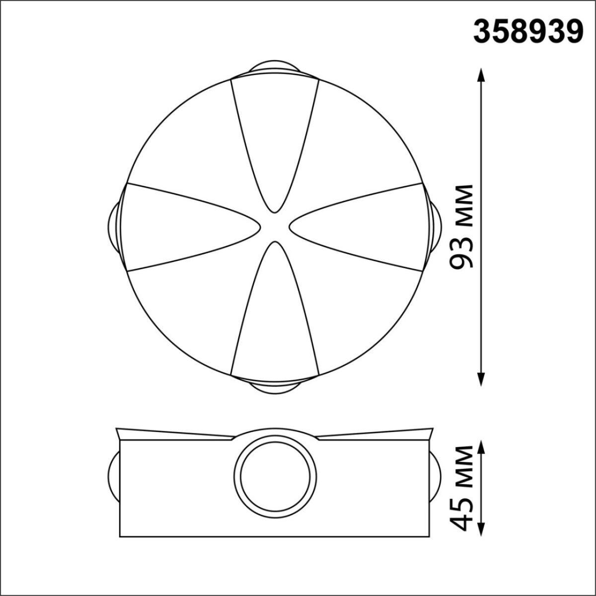 838d0135e47d5ebf4d139eac48dff53c 358939 STREET NT22 732 темно-серый Светильник ландшафтный светодиодный IP54 LED 4000К 4W 85-265V CALLE — изображение 1