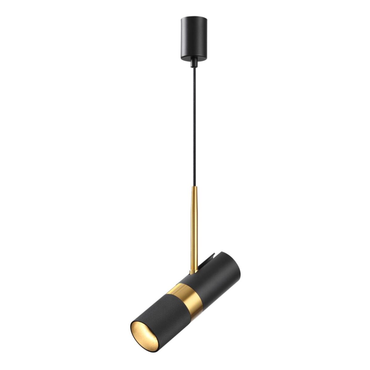 4356/1 HIGHTECH ODL23 329 черный/золотистый/металл Подвесной св-к IP20 LED GU10 10W BULLET — изображение 2
