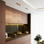 4284/7CL HIGHTECH ODL22 337 золотистый/металл Потолочный светильник IP20 LED 7W 781Лм 3000K BENE
