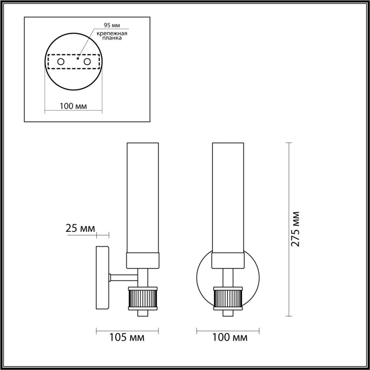 88601fcbb252df295a161ae972c9baf0 5274/1W CLASSI LN26 101 золотой Бра E14 1*40W 220V KAMILLA — изображение 1