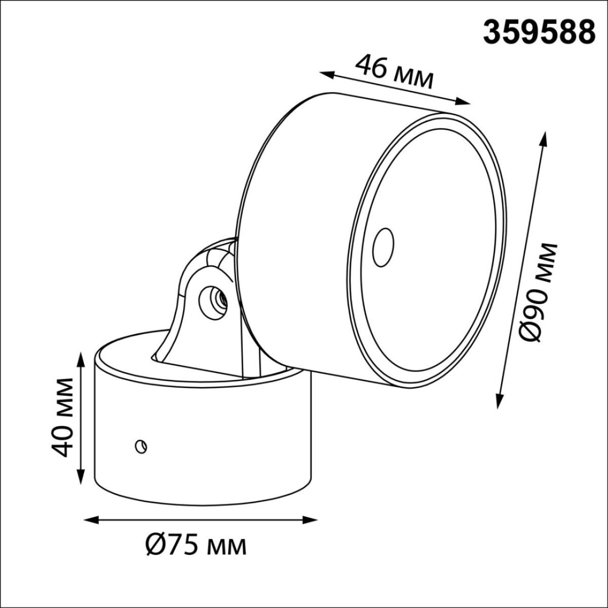 359588 STREET NT25 694 черный Светильник ландшафтный светодиодный IP65 LED 12W 3000К 100-240V FOCUS — изображение 2