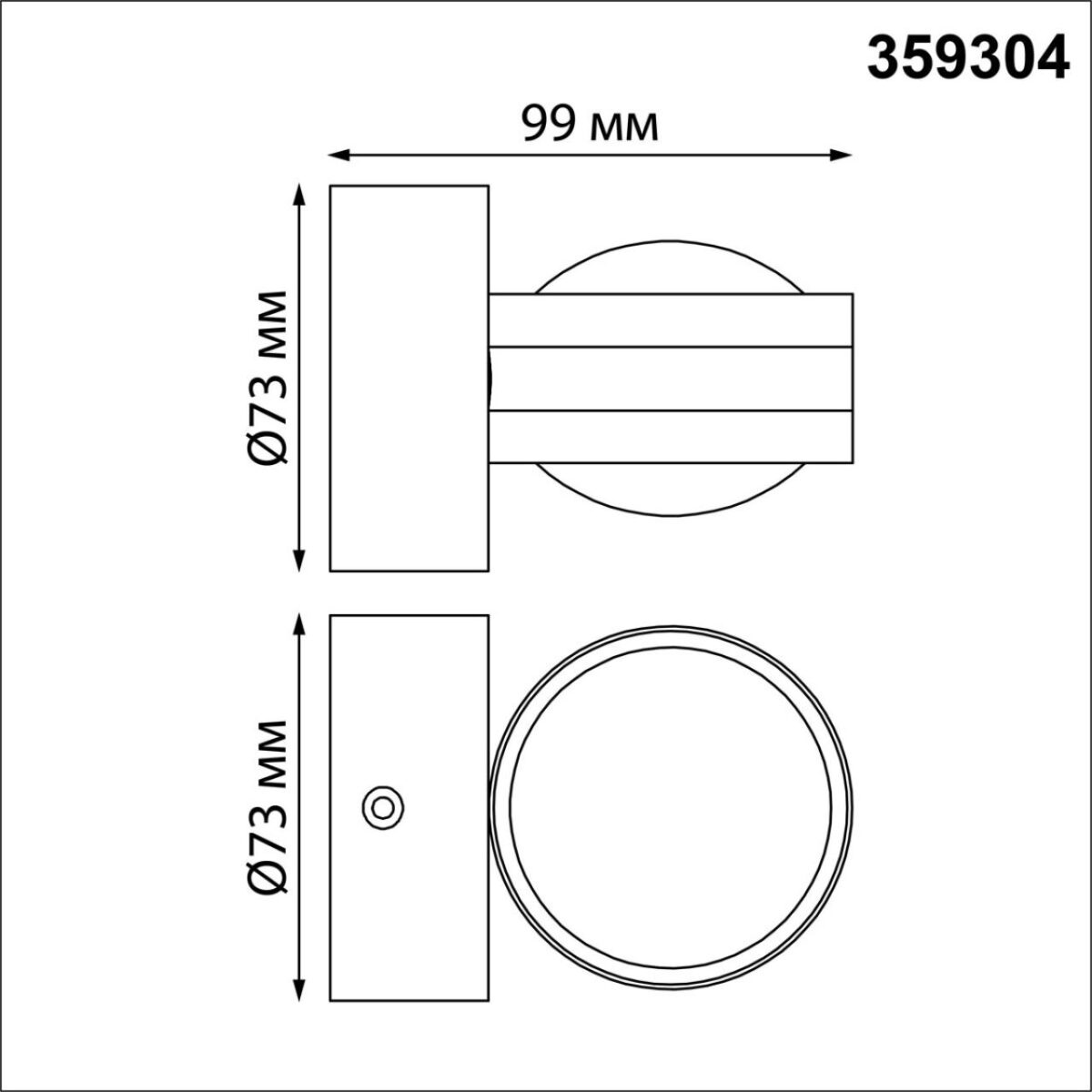 359304 STREET NT24 726 черный Светильник ландшафтный настенный IP65 LED 6W 4000K 175-265V CALLE — изображение 3