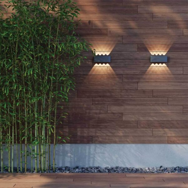 358461 STREET NT20 736 темно-серый Ландшафтный настенный светильник IP54 LED 4000K 8W 85-265V CALLE