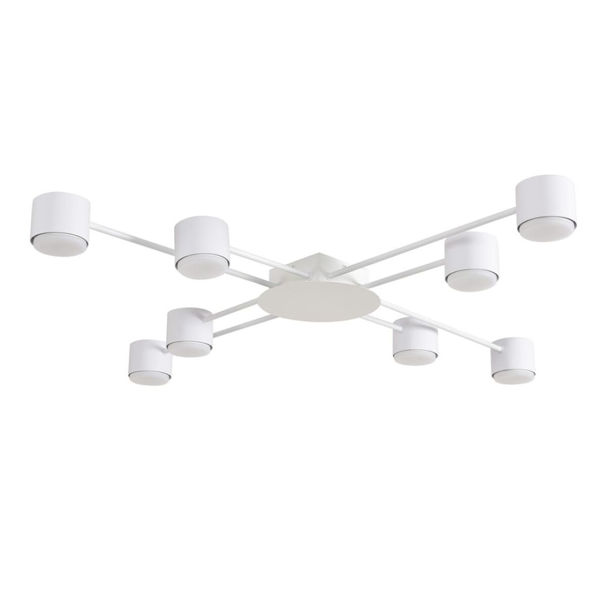 8e76eb0be0007fe0ccd4d4ea2ad1104f 8305/8C COMFI LN26 238 белый, металл/акрил Светильник потолочный GX53 LED 8*7W 220V BENUA — изображение 1