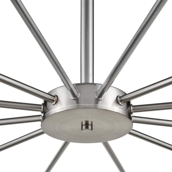 8099/12C COMFI LN26 105 никель/белый металл/стекло Люстра потолочная Е14 12*40W 220V MAVE