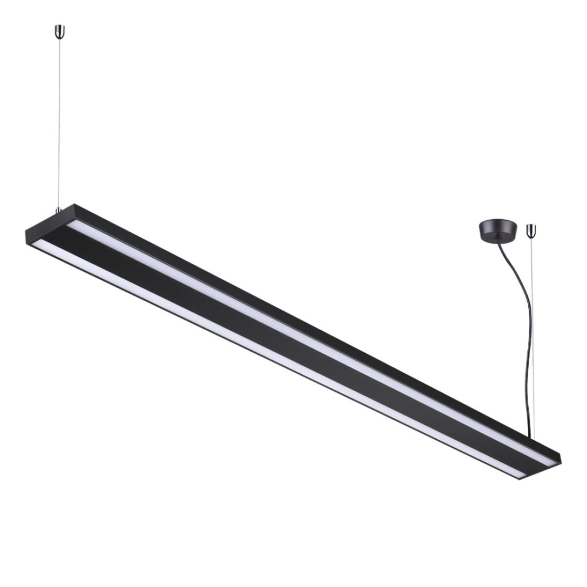 99e4615db34c5e88818e0fb8af7dc3bf 358446 OVER NT20 346 черный Подвесной светильник IP20 LED 40W вниз + 20W вверх 100-277V ITER — изображение 1