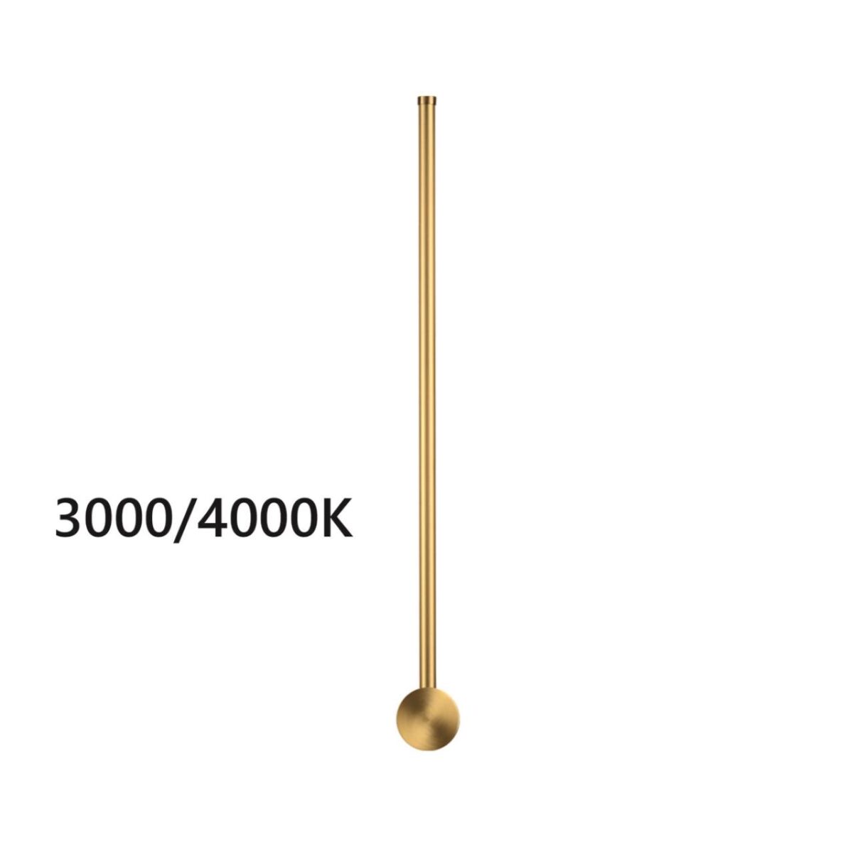 4335/12WGP HIGHTECH ODL23 275 золото Настенный светильник IP20 LED 12W 525Лм 3000K/4000K (перекл. ч/з тумблер на драйвере) FILLINI — изображение 1