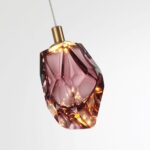 7113/4LC L-VISION ODL25 Подвесной светильник бронзовый/винное стекло/металл IP20 LED 4W 300Лм 3000K 200° 220V GEMME — изображение 3