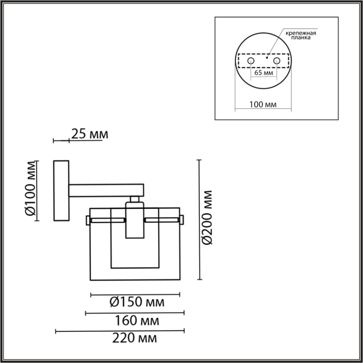 6587/1W MODERNI LN26 133 золото/прозрачный, металл/стекло Бра E14 1*40W 220V VERDI — изображение 2