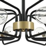 8058/8C COMFI LN24 000 черный, медь/ металл/ Люстра потолочная E27 8*60W 220V ALMIRA — изображение 3
