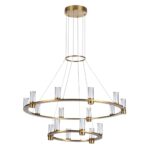 7144/110L HIGHTECH ODL26 515 Подвесной светильник античная бронза/акрилл/металл IP20 LED 93W 5960Лм 3000K 180° 220V DEFANCE