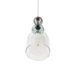 8292/1A MODERNI LN26 367 хром/белый/прозрачный, металл/стекло/хрусталь Подвес E27 1*60W 220V GANNA — изображение 3