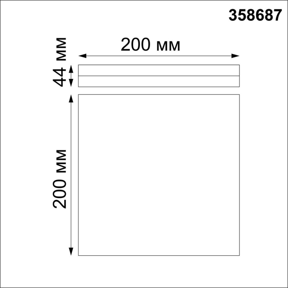 358687 OVER NT21 591 белый Светильник накладной влагозащищенный IP54 LED 4000K 15W 100-240V PANDORA — изображение 1
