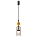 5046/12LB L-VISION ODL24 369 черный/светл.коричневый/металл/стекло/керамика Подвес LED 12W 4000К 1400Лм PALLETA — изображение 3