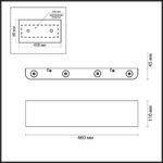 3893/8WL HIGHTECH ODL20 000 золотистый/металл Настенный светильник LED 3000K 8W 220V MAGNUM