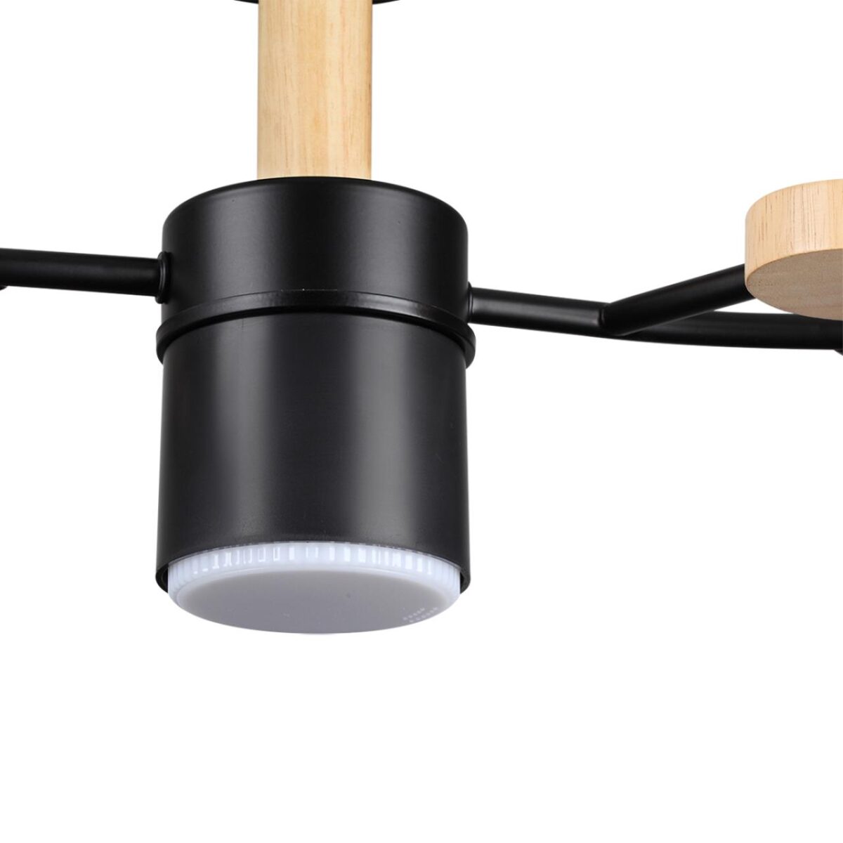 8194/5C COMFI LN26 335 черный, металл/дерево/пластик Потолочный светильник LED GX53 5*9W 220V CRYPTO — изображение 2