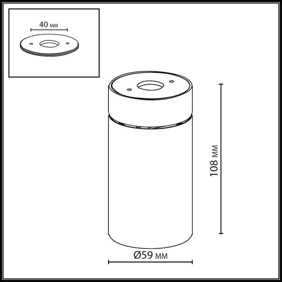 e06d5aec227b81e23c8e5de2ddd8753a 7133/7CL HIGHTECH ODL26 325 Потолочный светильник белый/металл IP20 LED 7W 525Лм 3000K 36° 220-240V TURNO — изображение 1