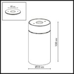 7133/7CL HIGHTECH ODL26 325 Потолочный светильник белый/металл IP20 LED 7W 525Лм 3000K 36° 220-240V TURNO
