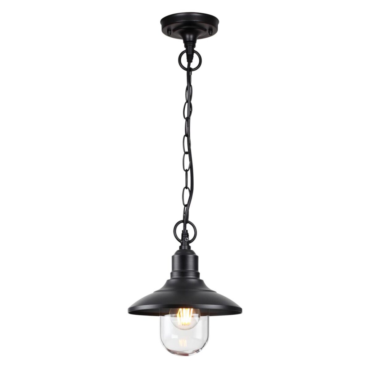 4965/1 NATURE ODL22 713 черный/стекло Ландшафтный подвес E27 1*60W IP44 CAMPA — изображение 2