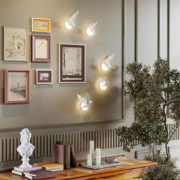 4341/3WLA HIGHTECH ODL22 429 белый гипс Настенный светильник (ЛЕВ.) IP20 LED 3W 122Лм 3000K COLOMBELLA