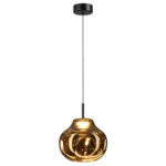 5097/4LA PENDANT ODL25 363 черный/золотой/металл/стекло Подвес LED 4W 4000K 388Лм VASO — изображение 3