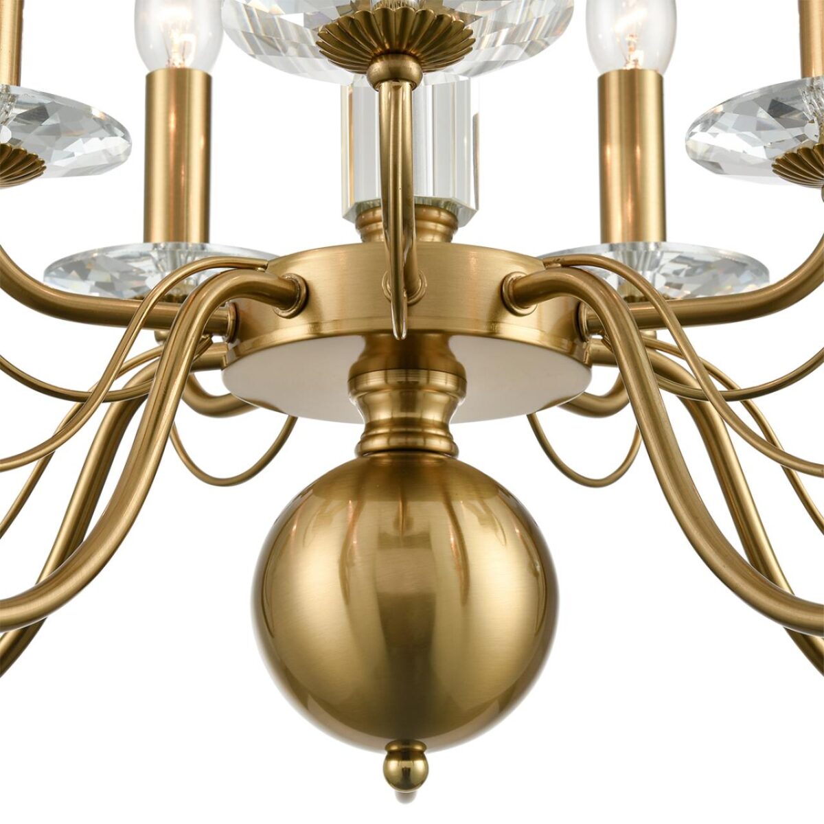 8033/10 CLASSI LN26 080 медь, металл/стекло Люстра подвесная Е14 10*40W 220V INCANTO — изображение 2