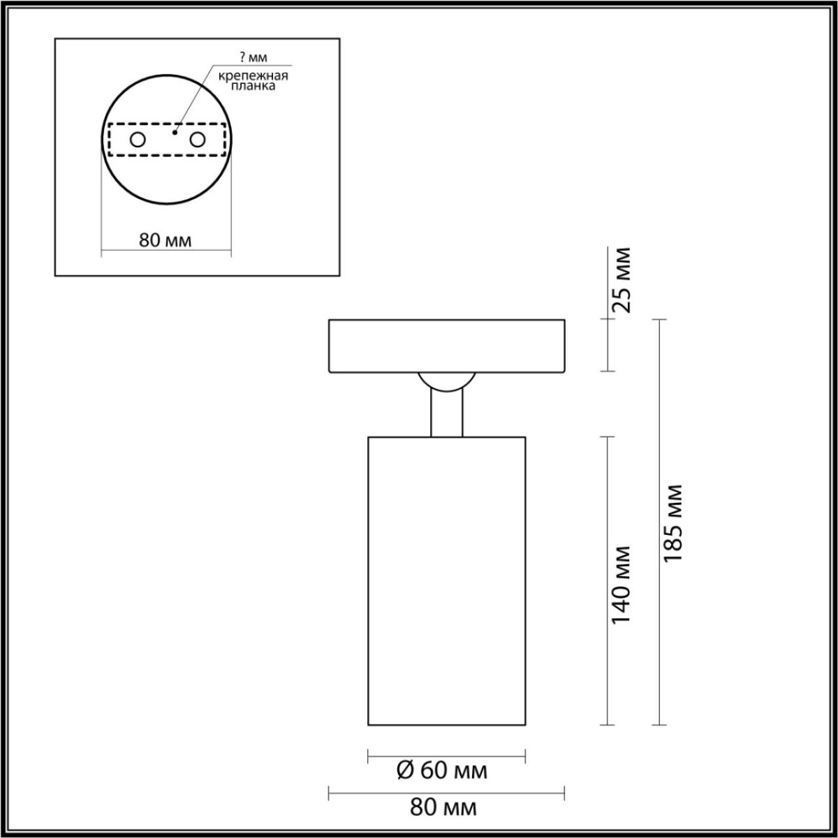f3b368e03a074ae3be03c570a6d6ba23 4279/1C HIGHTECH ODL21 331 античн бронза/металл накладн. Поворотный светильник GU10 1*50W NINO — изображение 1