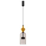5046/12LB L-VISION ODL24 369 черный/светл.коричневый/металл/стекло/керамика Подвес LED 12W 4000К 1400Лм PALLETA