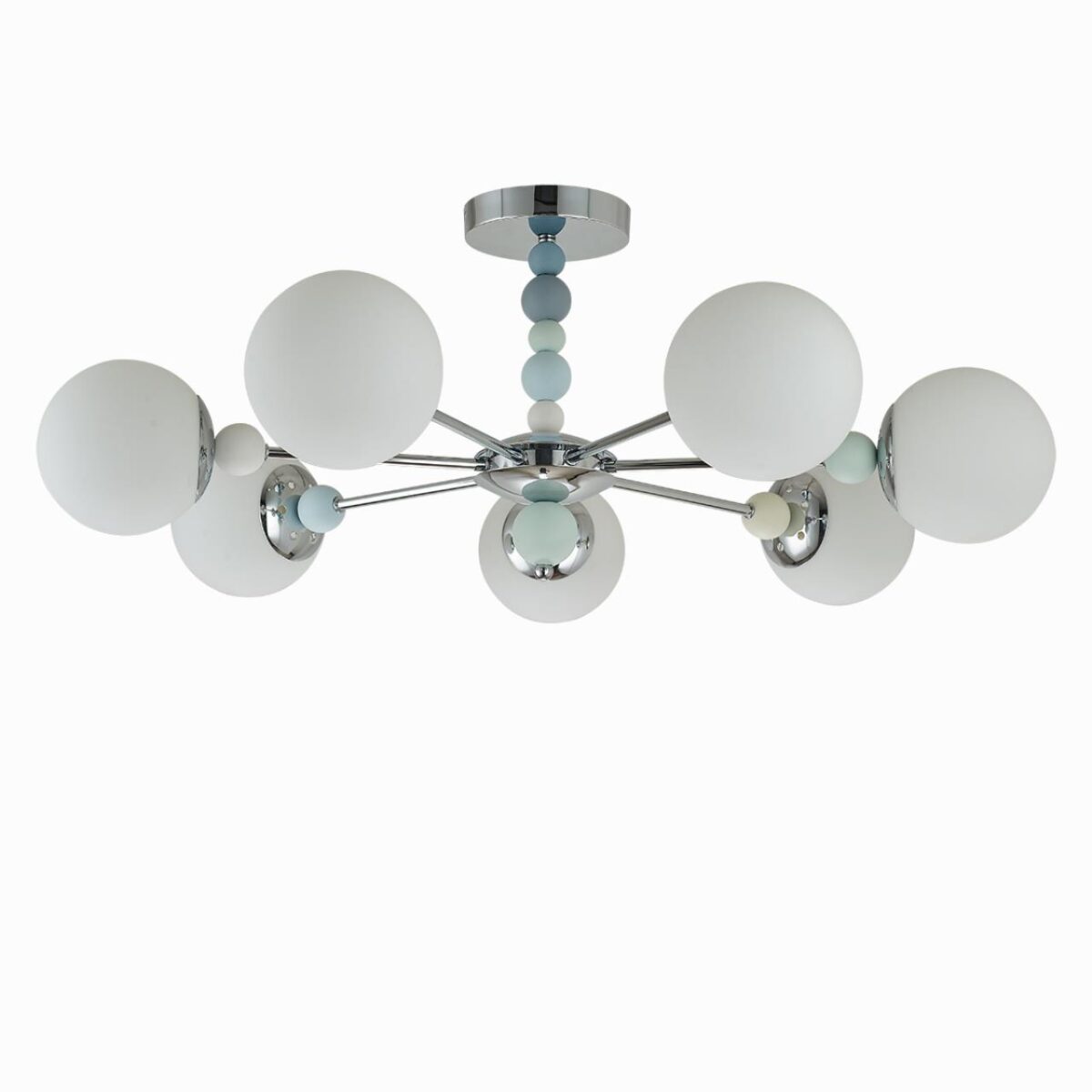f6b82f1537796e1ae1d95913ba50c123 6525/7C MODERNI LN26 358 хром Люстра потолочная E14 7*40W 220V SUNDAY — изображение 1