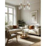 6586/10 MODERNI LN26 132 золото/прозрачный, металл/стекло Люстра подвесная E14 10*40W 220V KASSIA — изображение 2
