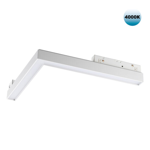 358605 SHINO NT21 167 белый Трековый светильник для низковольного шинопровода IP20 LED 4000K 24W 48V FLUM