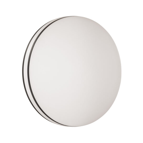 3056/DL COLOR SN 000 Светильник пластик/белый/черный LED 48Вт 3000-6500К D390 IP43 пульт ДУ/RGB/LampSmart LOBIO RGB